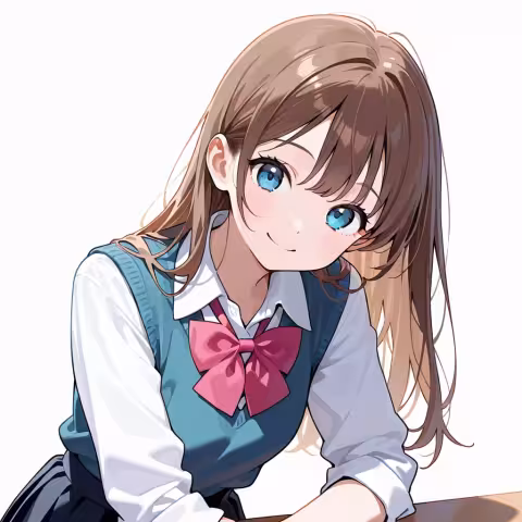 leaning to the side