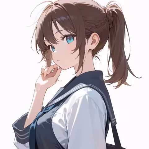 ponytail with braided base