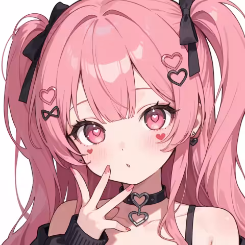 heart facial mark